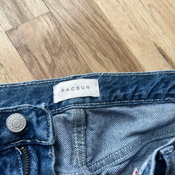 PacSun Eco Dark Indigo '90s Straight Leg Jeans - Picture 5 of 6